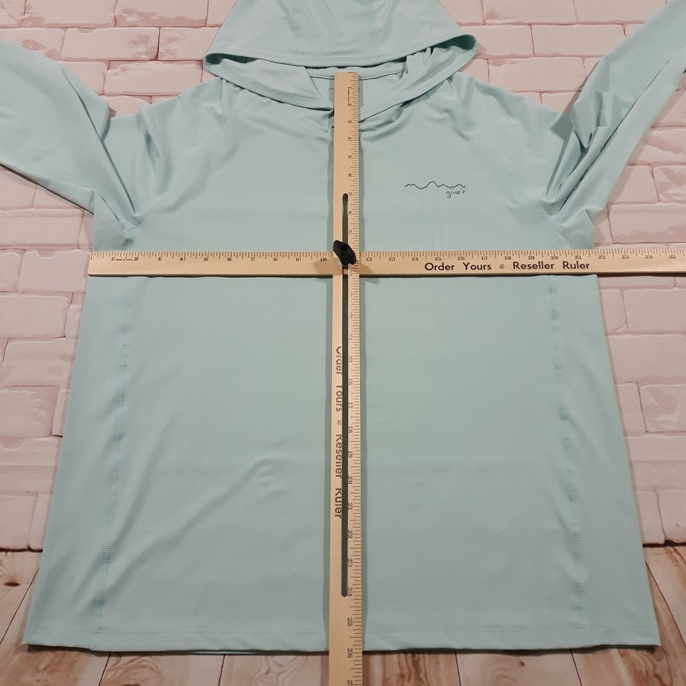 Give'r Hoodie Pullover Mens Medium Jackson Hole Wyoming Outdoor FIshing Hiking - Picture 5 of 13